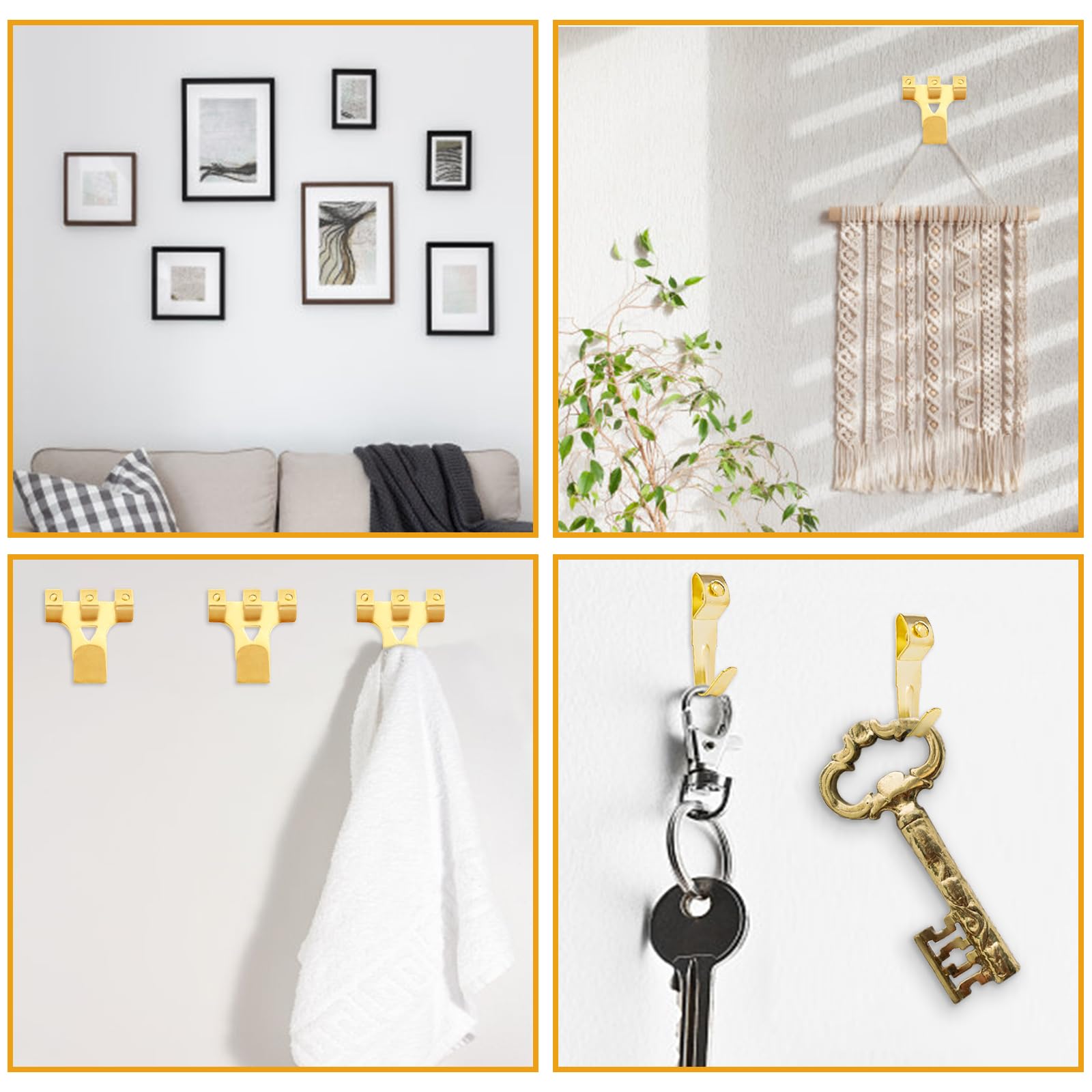 Heavy-Duty Sawtooth Picture Hangers Set - 303Pcs